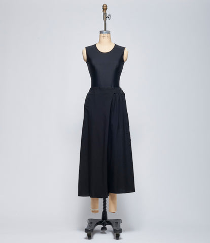 SS26 Yohji Yamamoto Womens R Wrap Skirt Pants