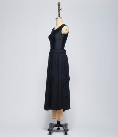 SS26 Yohji Yamamoto Womens R Wrap Skirt Pants