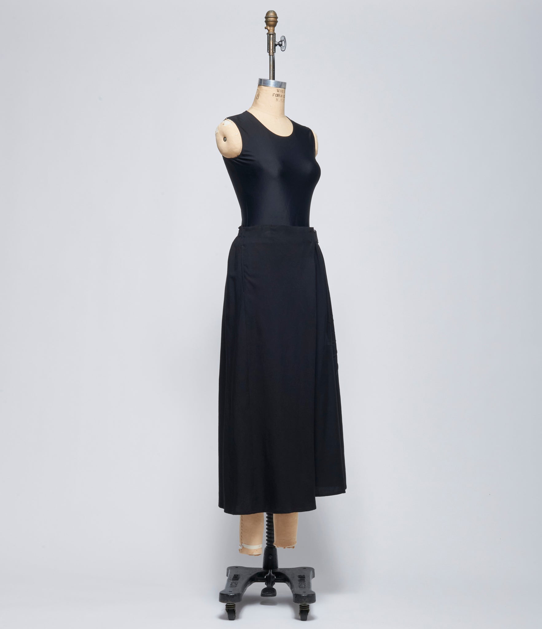 SS26 Yohji Yamamoto Womens R Wrap Skirt Pants