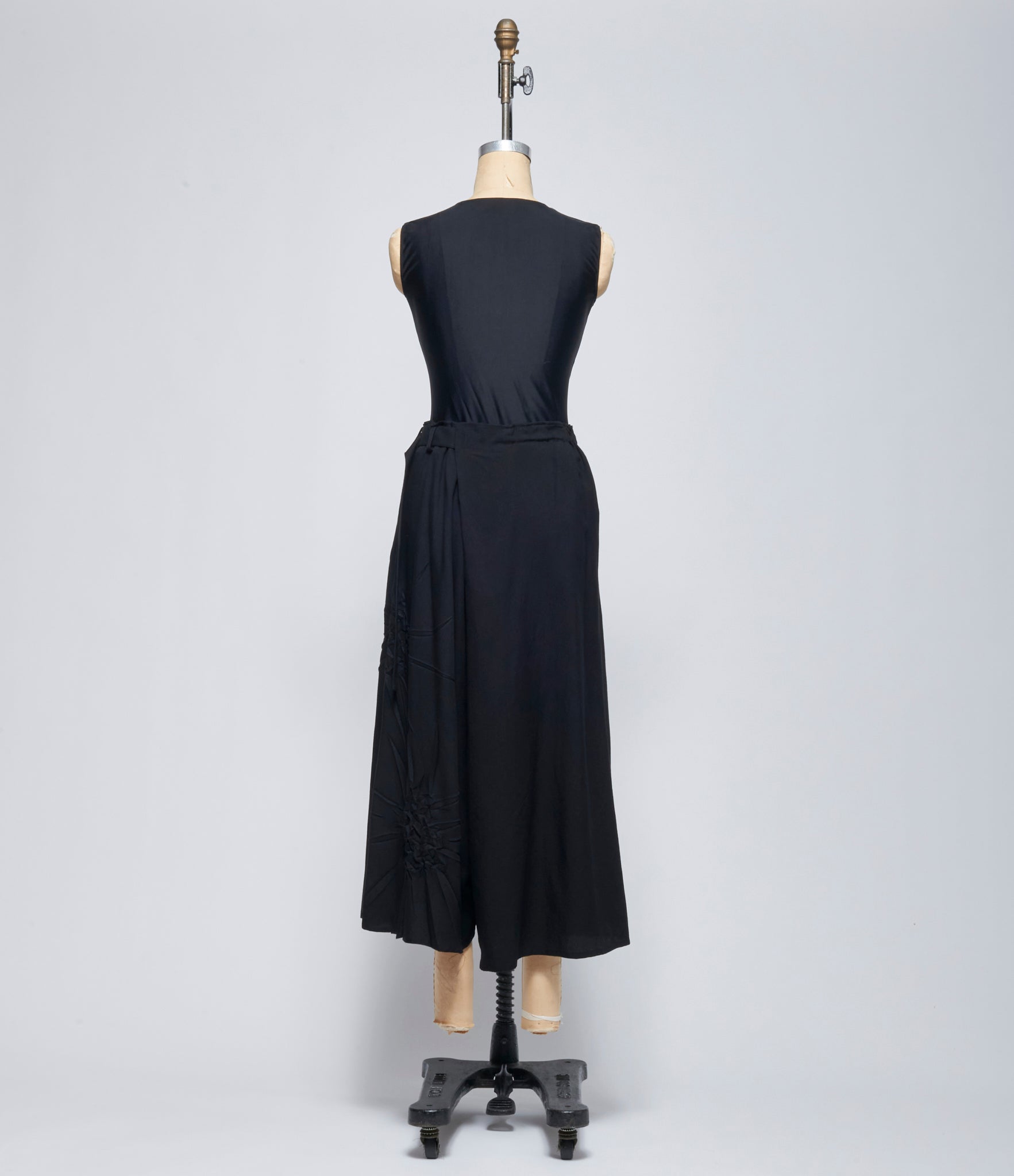 SS26 Yohji Yamamoto Womens R Wrap Skirt Pants