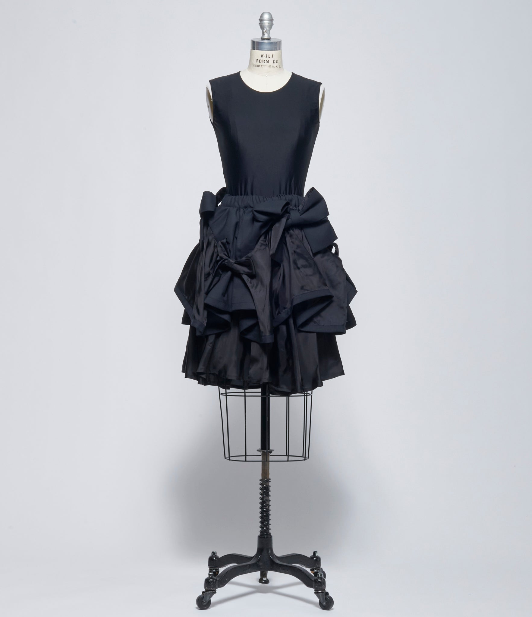 SS26 Noir Kei Ninomiya Comme Des Garcons Womens Bow Skirt