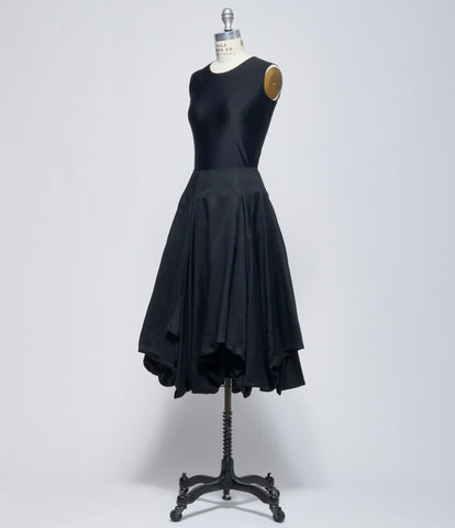 SS26 Yohji Yamamoto Womens Panel Balloon Skirt