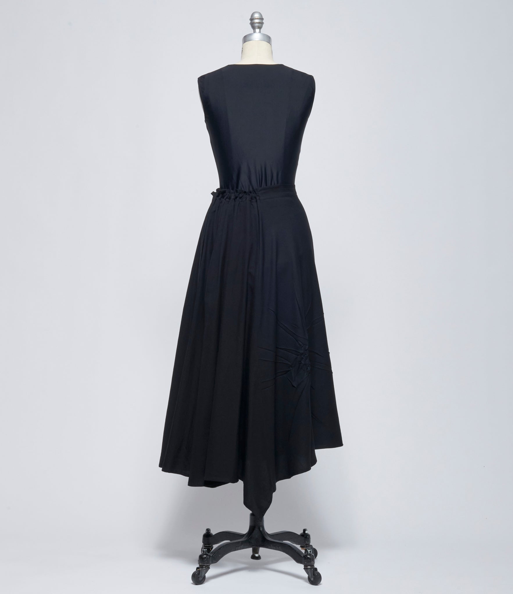 SS26 Yohji Yamamoto Womens L Gathered Flare Skirt