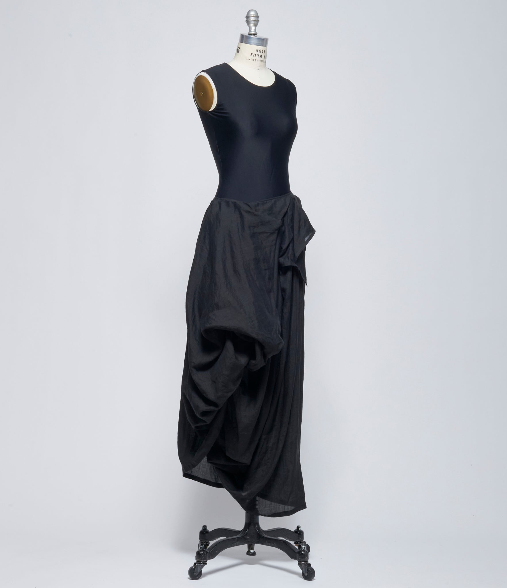 SS26 Yohji Yamamoto Womens Draped Skirt