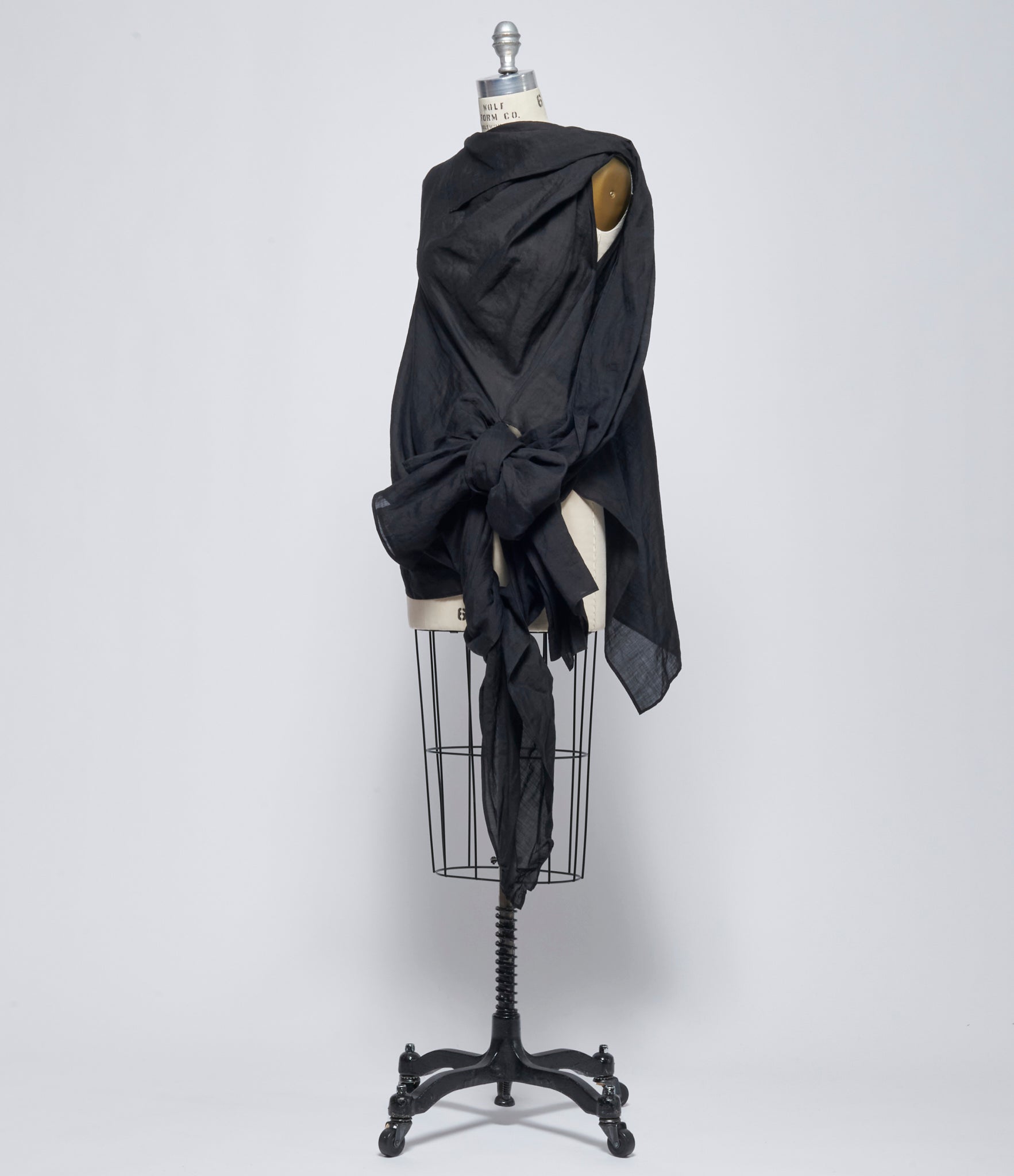 SS26 Yohji Yamamoto Womens Twisted Detail Blouse