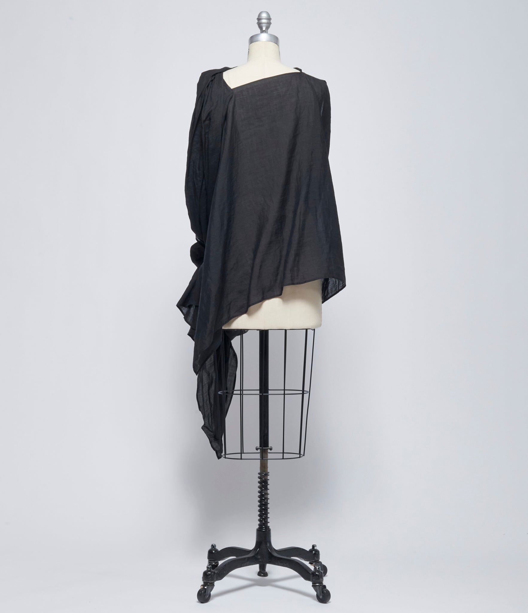 SS26 Yohji Yamamoto Womens Twisted Detail Blouse