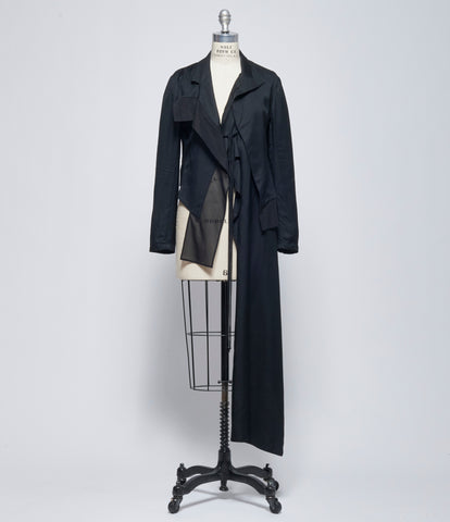 SS26 Yohji Yamamoto Womens F Combination Short Jacket