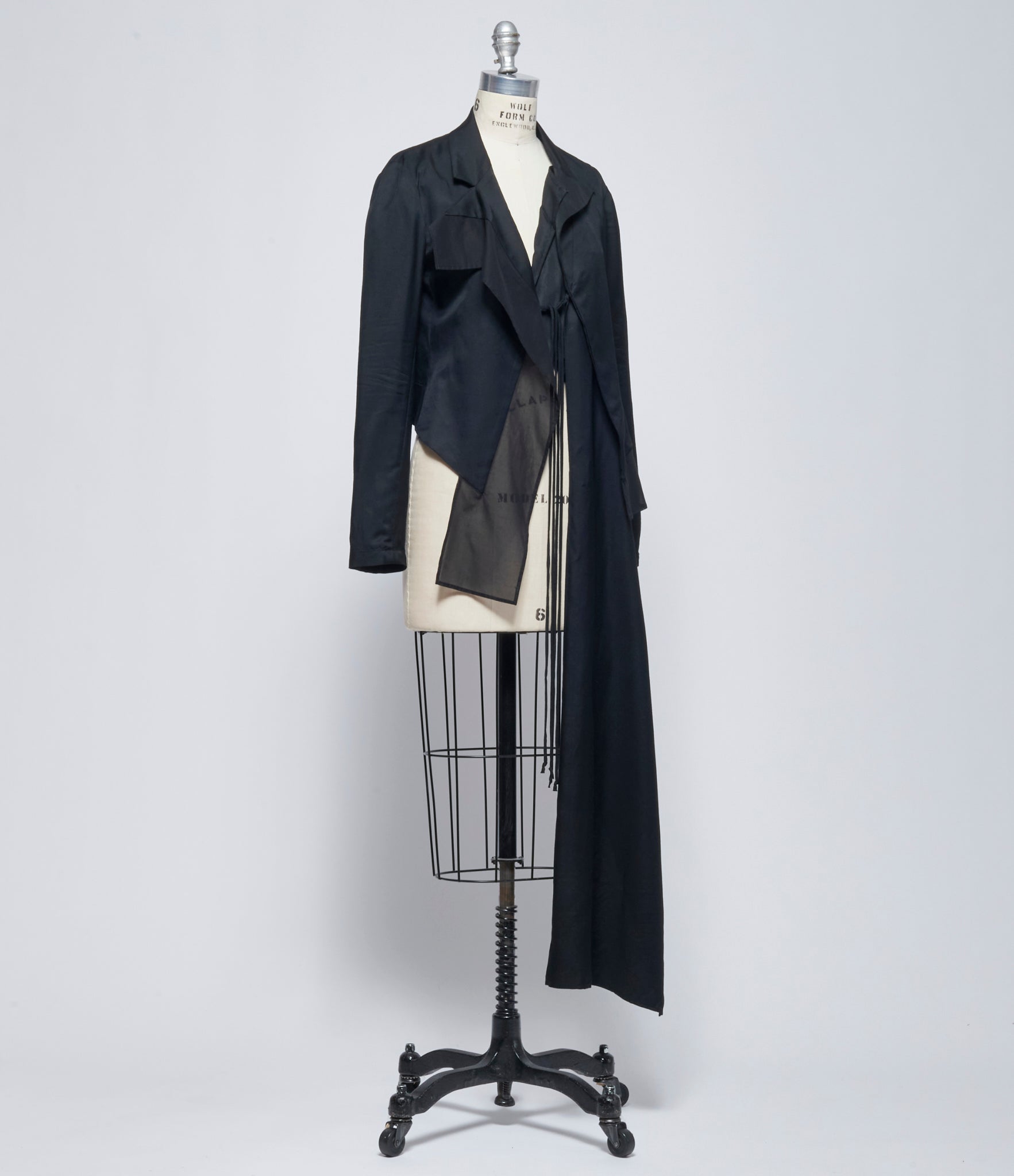 SS26 Yohji Yamamoto Womens F Combination Short Jacket