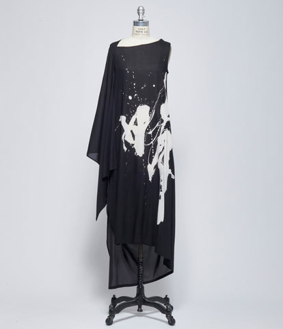 SS26 Yohji Yamamoto Womens R Draped Dress