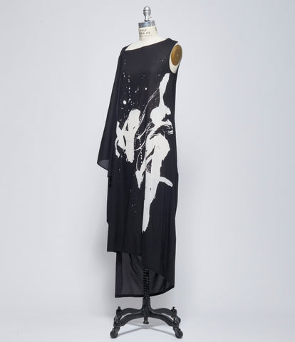 SS26 Yohji Yamamoto Womens R Draped Dress
