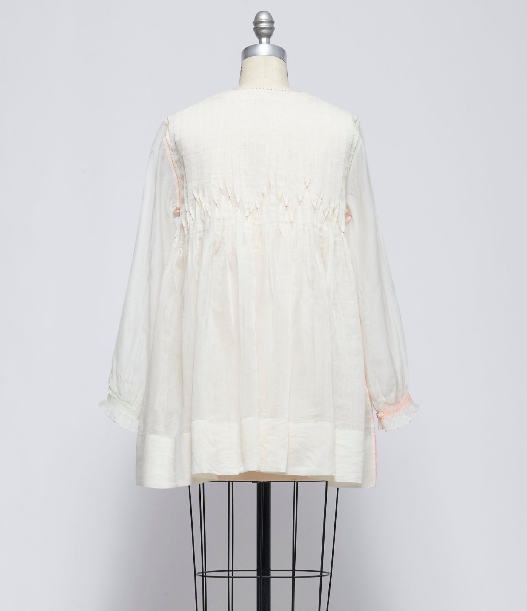 SS26 Pero Womens White Cotton Silk Top