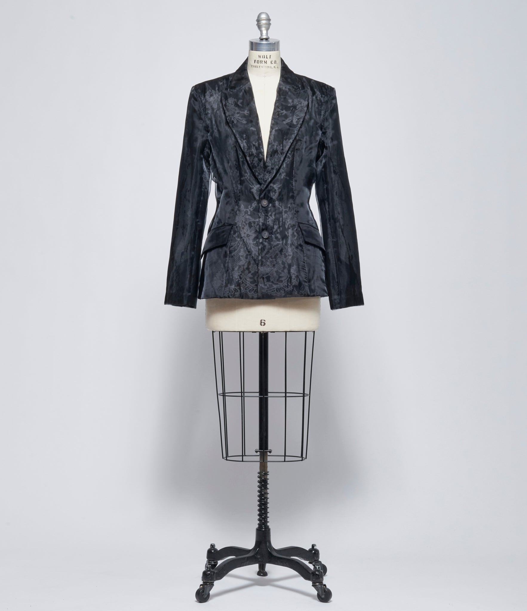 SS26 Quetsche Womens Organza Lace Underlay Blazer