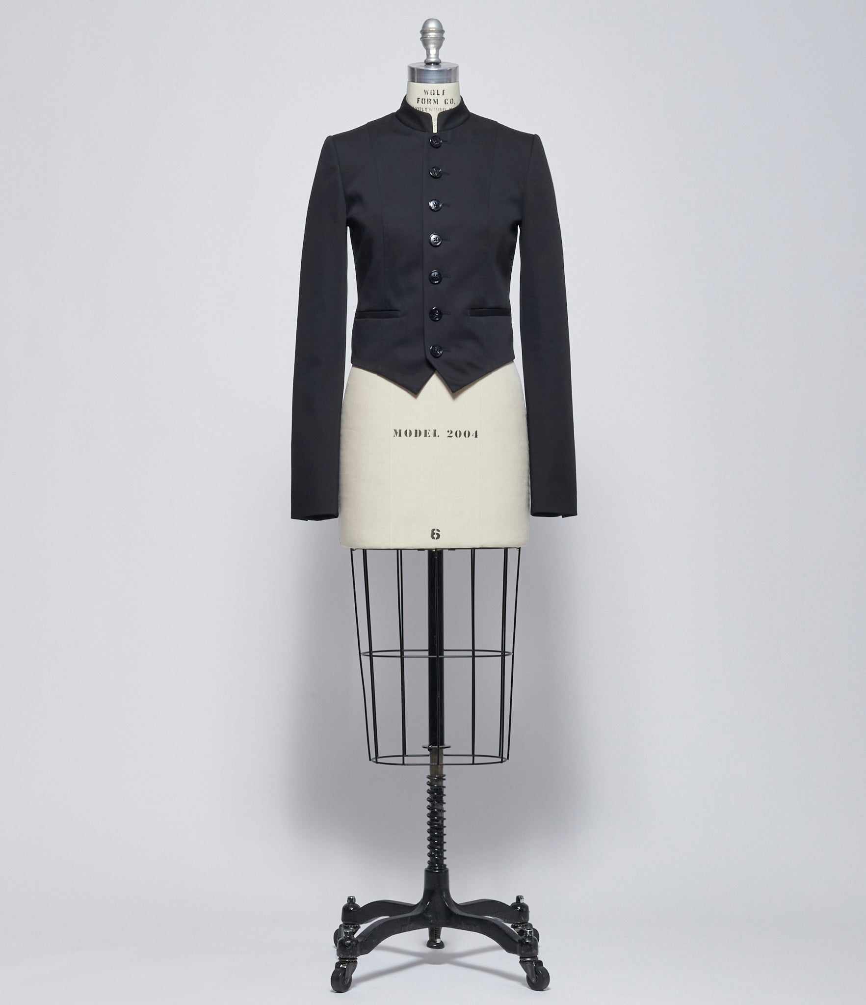 SS26 Ann Demeulemeester Womens Bab Stand Collar Blouson
