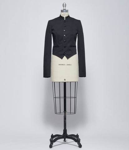 SS26 Ann Demeulemeester Womens Bab Stand Collar Blouson