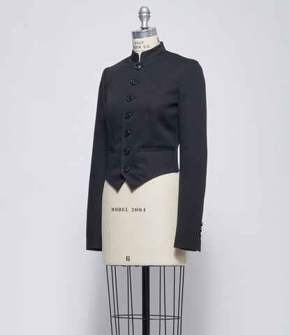 SS26 Ann Demeulemeester Womens Bab Stand Collar Blouson