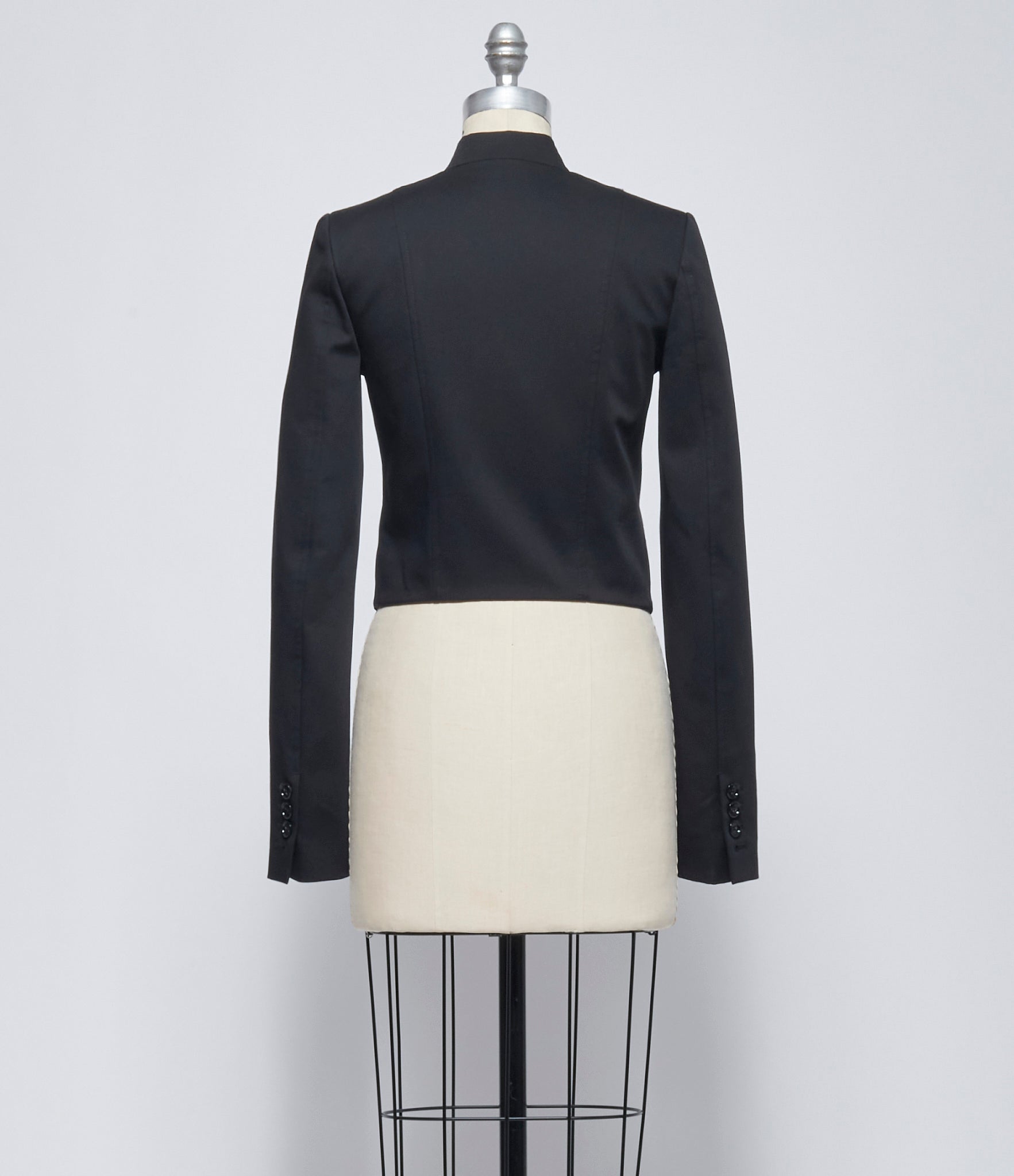 SS26 Ann Demeulemeester Womens Bab Stand Collar Blouson