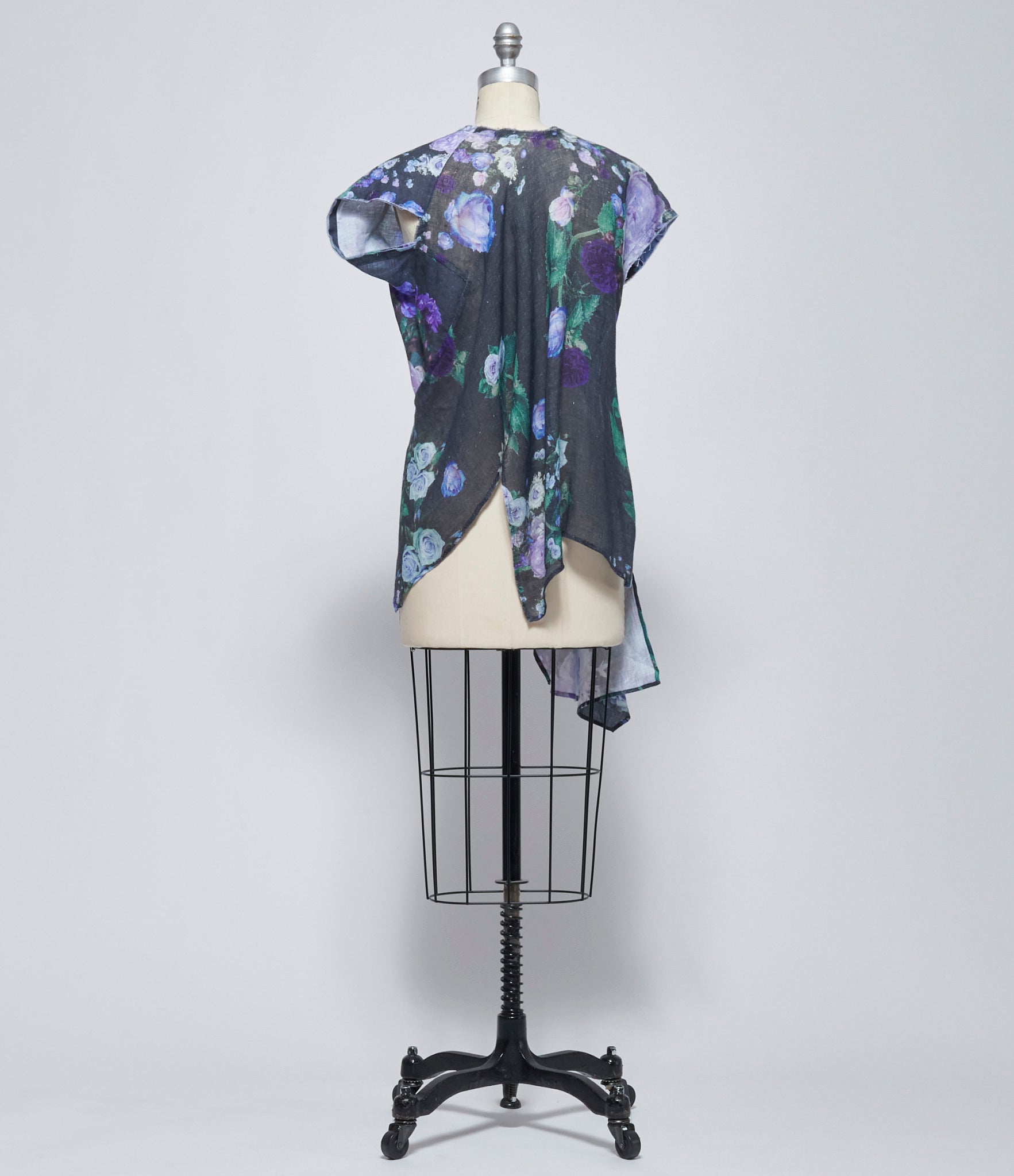 SS26 Replika Floral Asymmetric Top