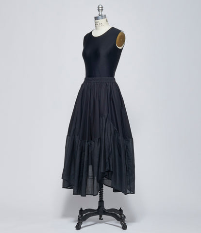 SS26 Replika Black White Stitch Skirt