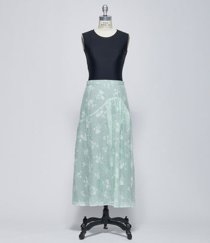 SS26 Replika Mint Sheer Organza Skirt