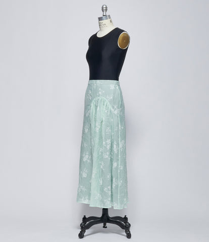 SS26 Replika Mint Sheer Organza Skirt