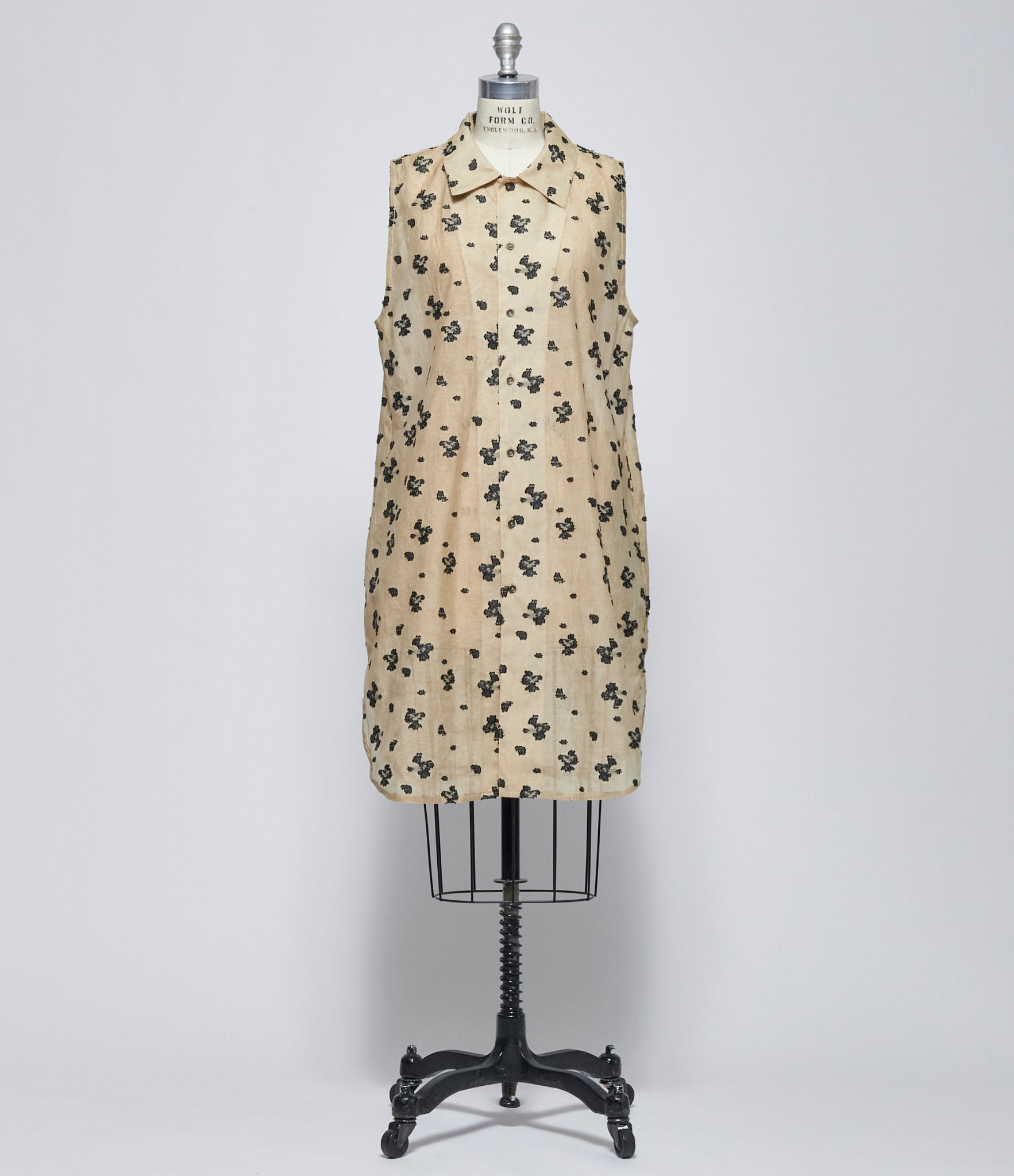 SS26 Chiahung Su Womens Black Floral Dress