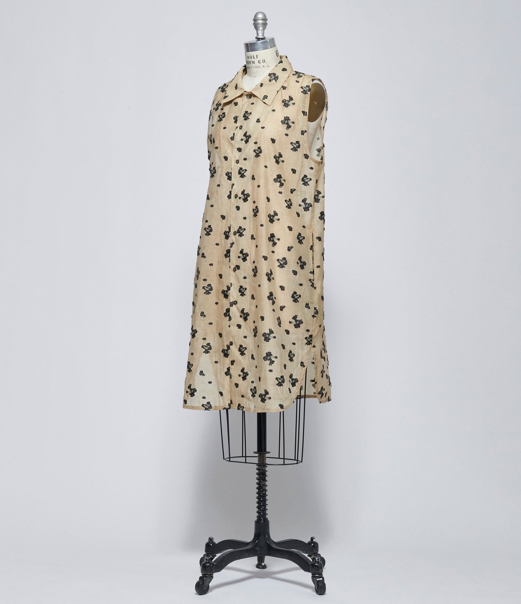 SS26 Chiahung Su Womens Black Floral Dress