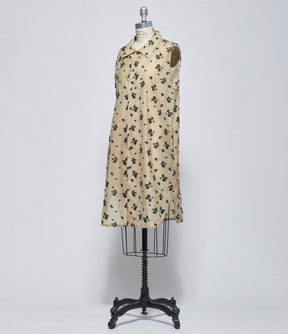 SS26 Chiahung Su Womens Black Floral Dress