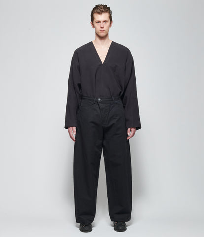 SS26 Jan Jan Van Essche Mens Black Trousers #90