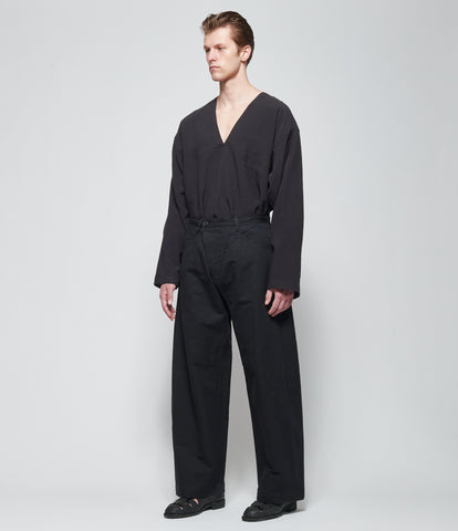 SS26 Jan Jan Van Essche Mens Black Trousers #90