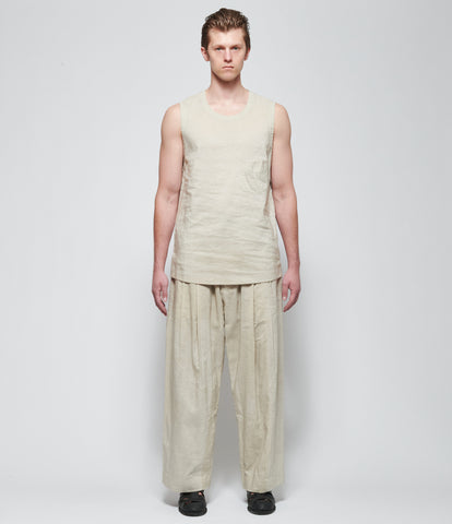 SS26 Ziggy Chen Mens Weaved Tank Top