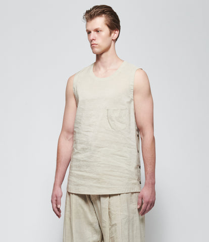 SS26 Ziggy Chen Mens Weaved Tank Top