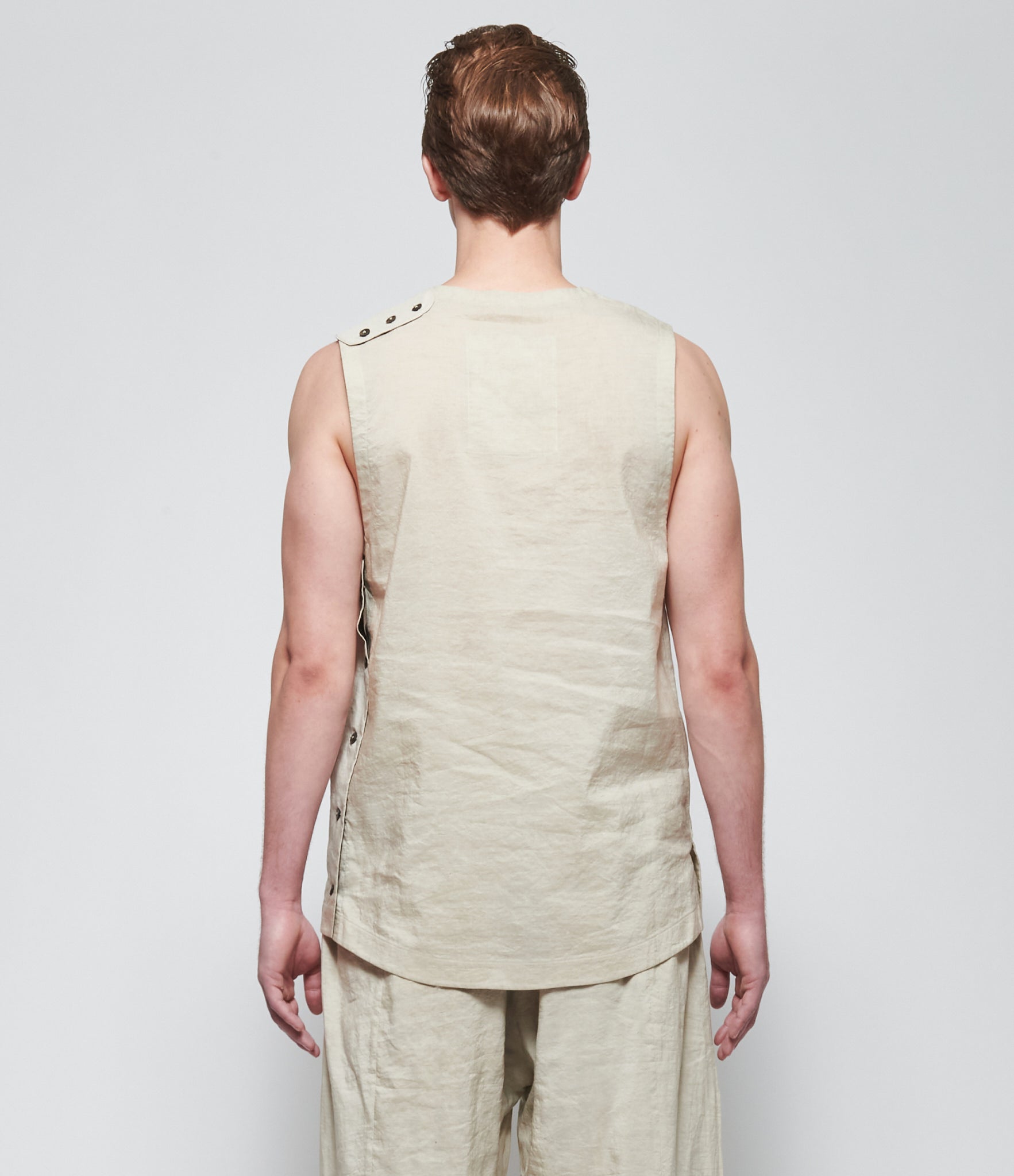 SS26 Ziggy Chen Mens Weaved Tank Top