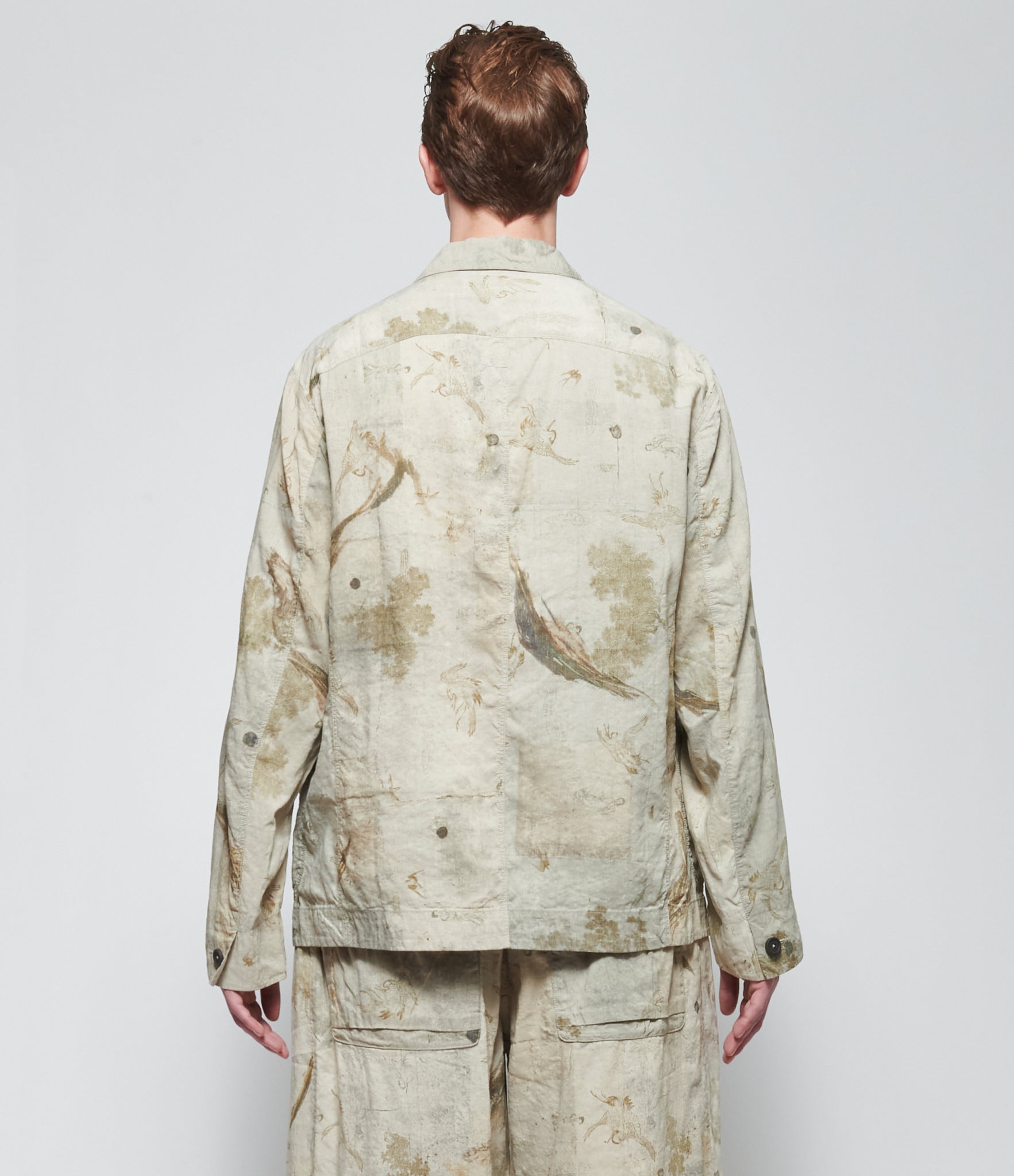 SS26 Ziggy Chen Mens Digital Print Workers Jacket – IfSohoNewYork