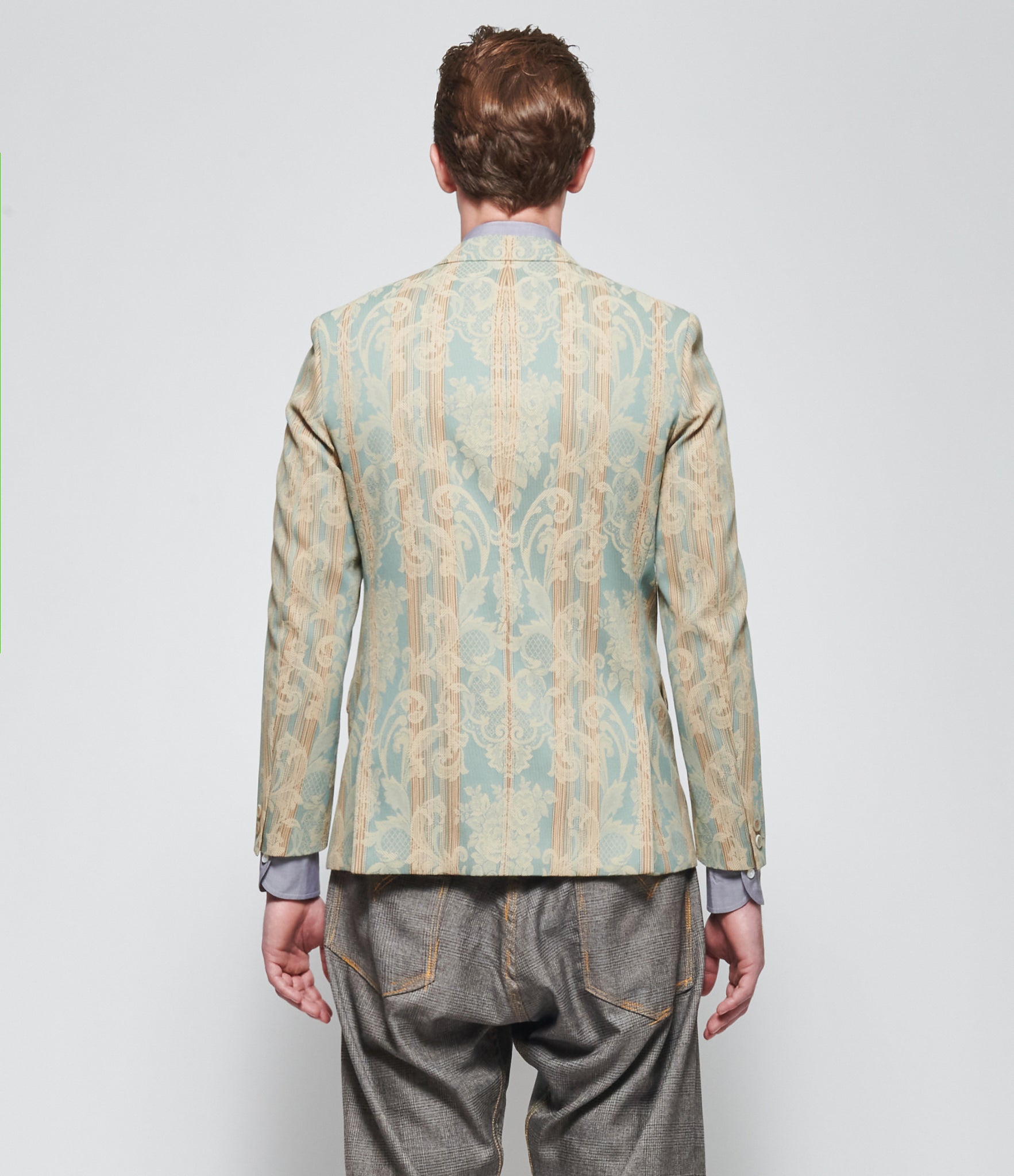 SS26 Junya Watanabe Mens Patterned Stripe Jacket