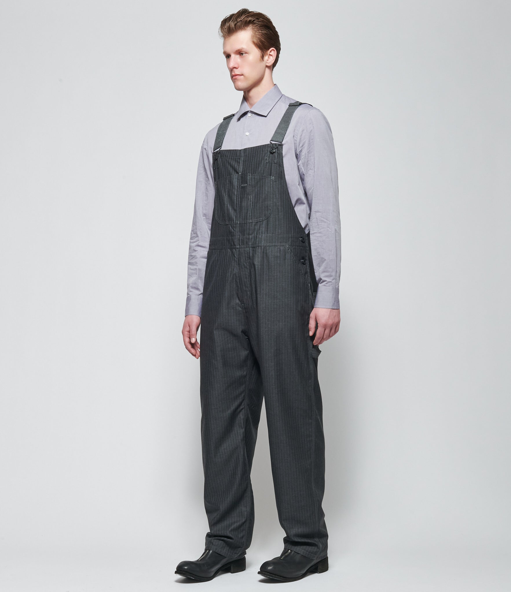SS26 Junya Watanabe Mens Pinstripe Overalls – IfSohoNewYork