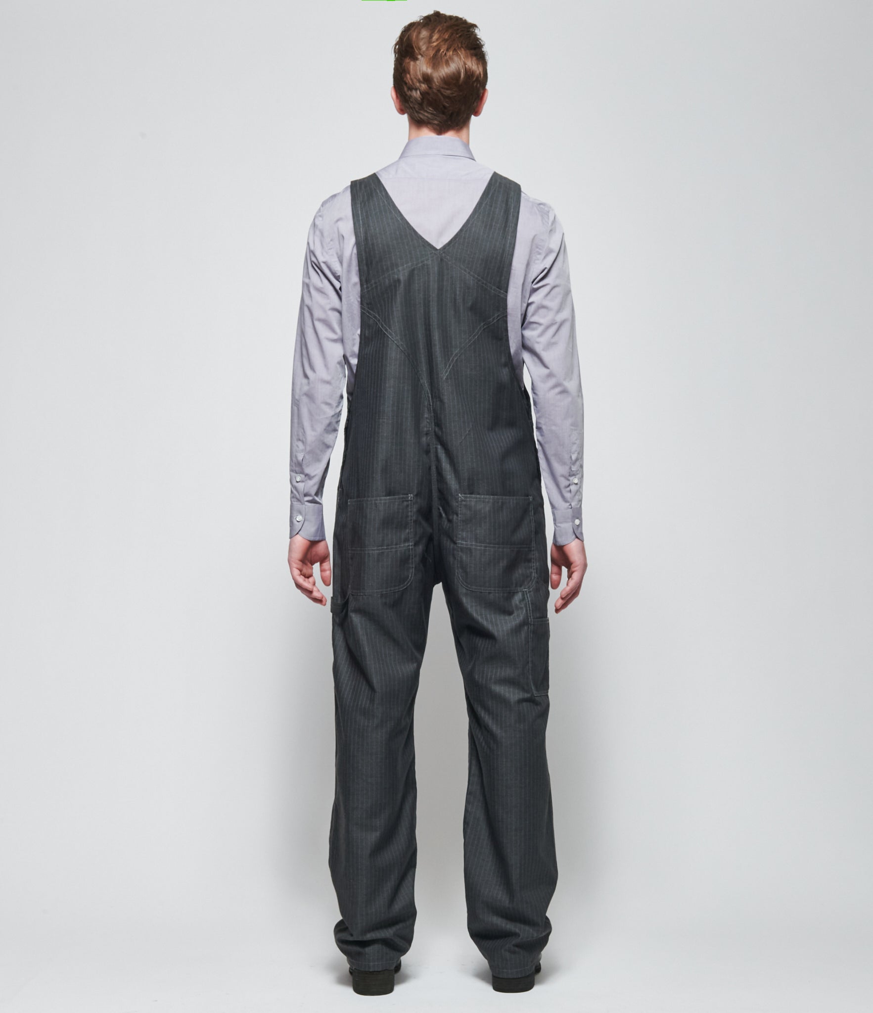 SS26 Junya Watanabe Mens Pinstripe Overalls – IfSohoNewYork