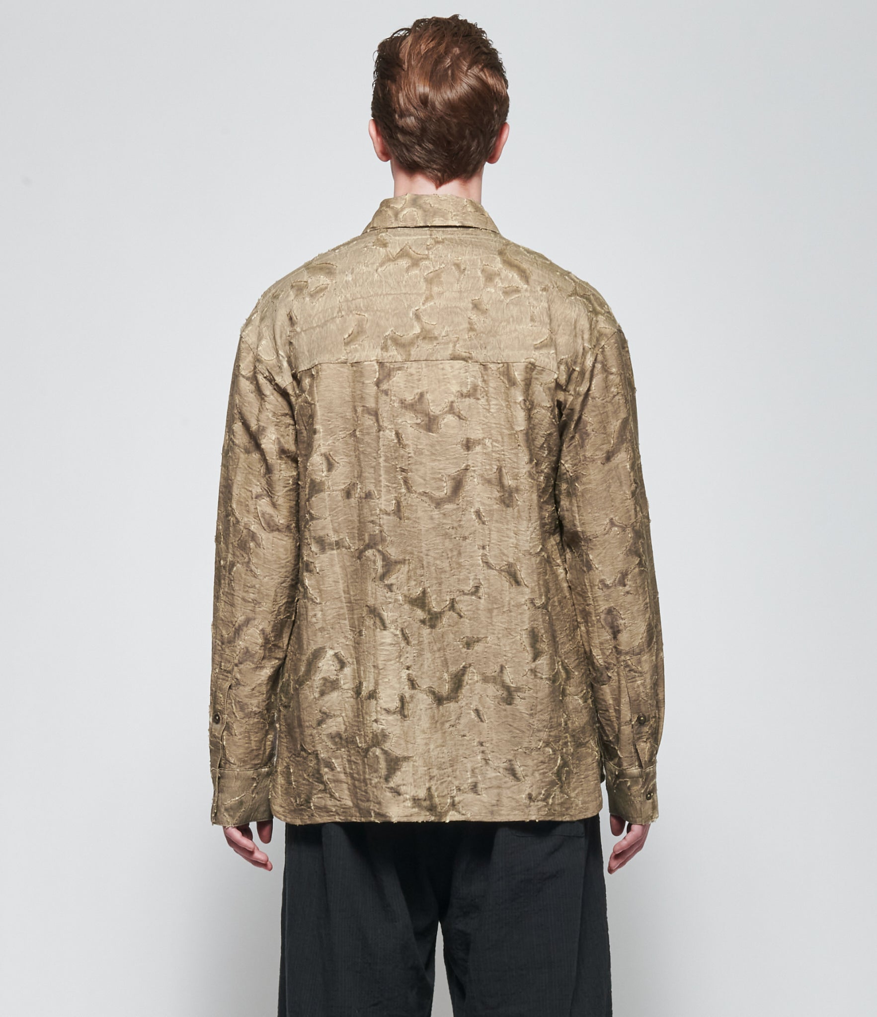 SS26 Chiahung Su Mens Jacquard Shirt