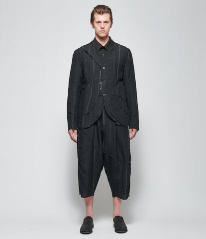 SS26 Chiahung Su Mens Reversable Stripe Blazer