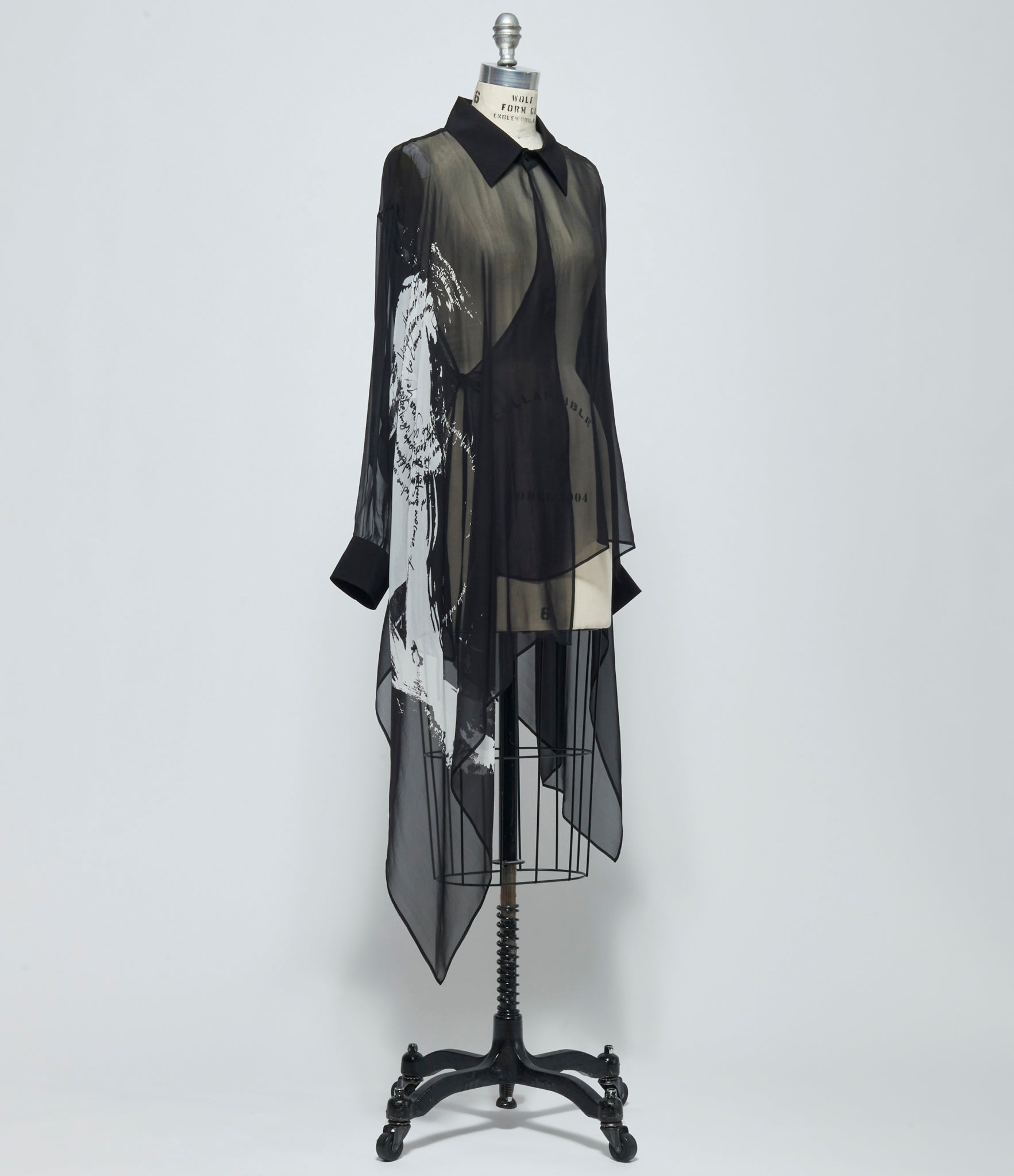 SS26 Yohji Yamamoto Womens Asymmetric Blouse