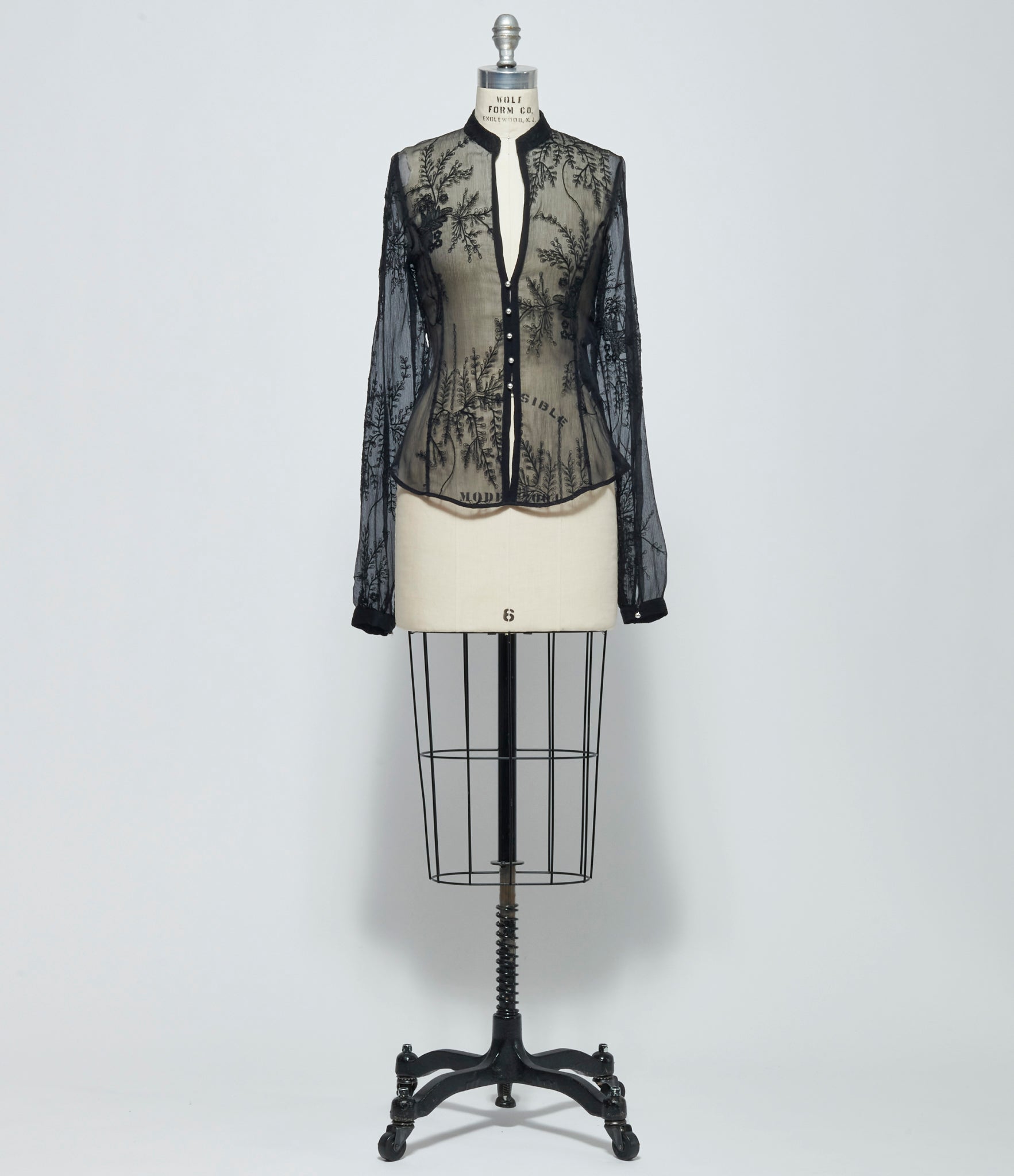SS26 Ann Demeulemeester Womens Rhea Open Front Shirt
