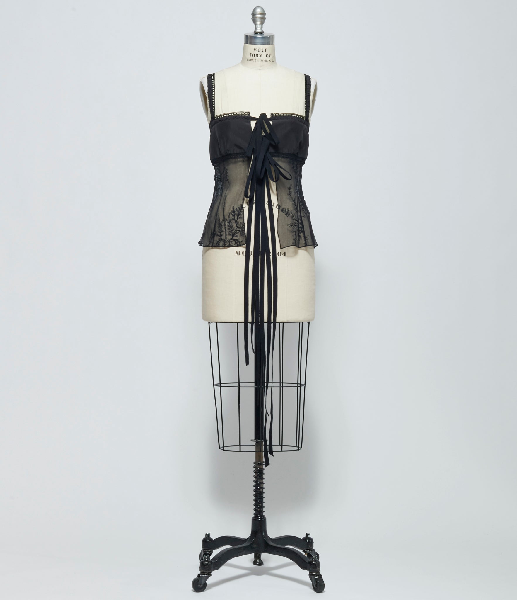 SS26 Ann Demeulemeester Womens Gila Balconette Top with Panels