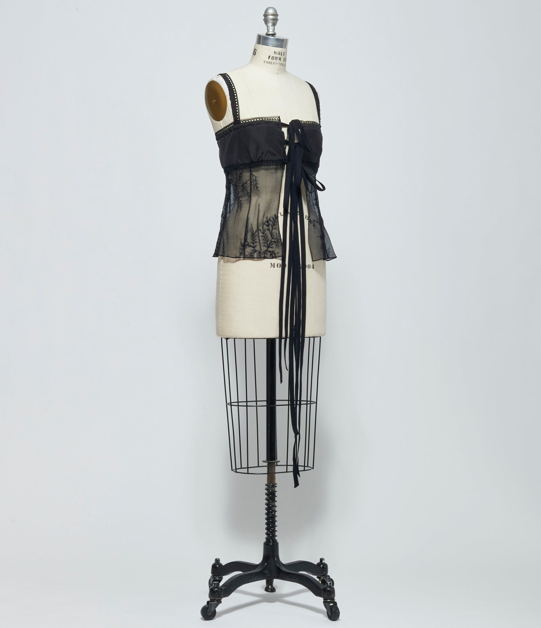 SS26 Ann Demeulemeester Womens Gila Balconette Top with Panels