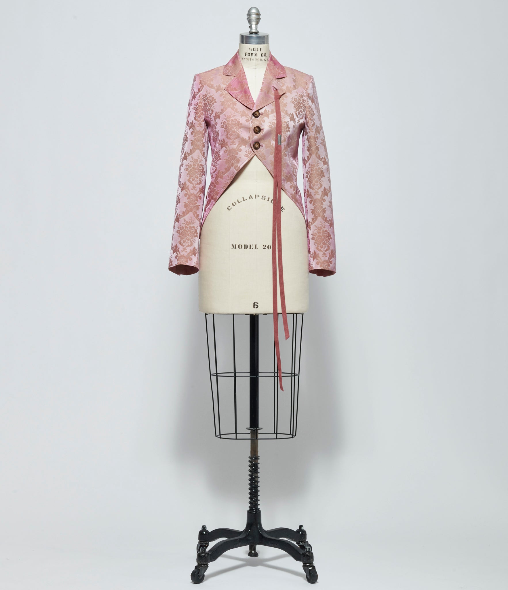 SS26 Ann Demeulemeester Womens Lune Open Front Fitted Jacket