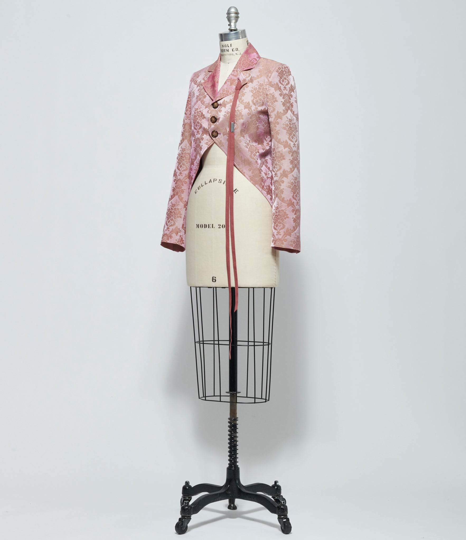 SS26 Ann Demeulemeester Womens Lune Open Front Fitted Jacket