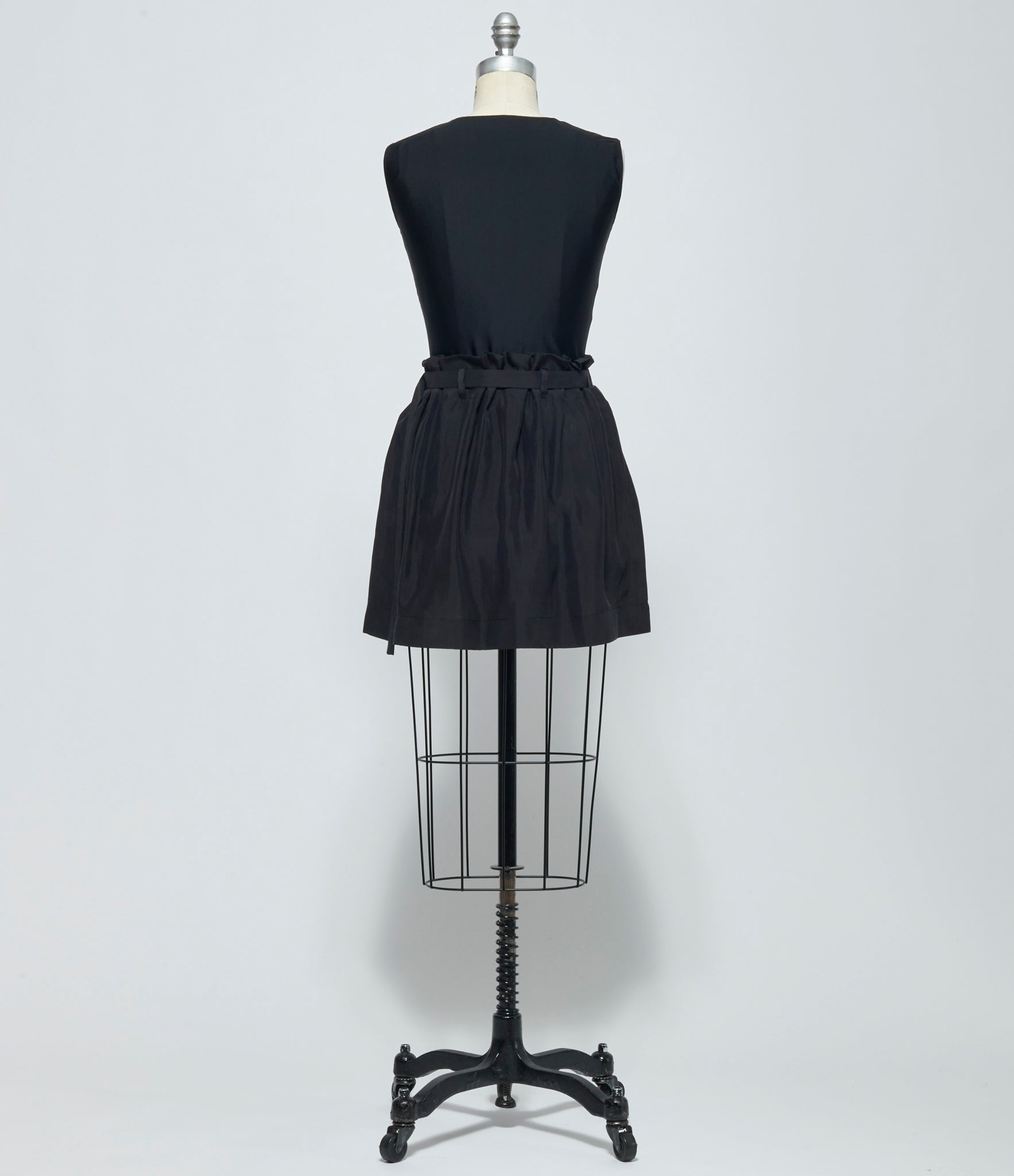 SS26 Ann Demeulemeester Womens Haga Pleated Miniskirt with Belt