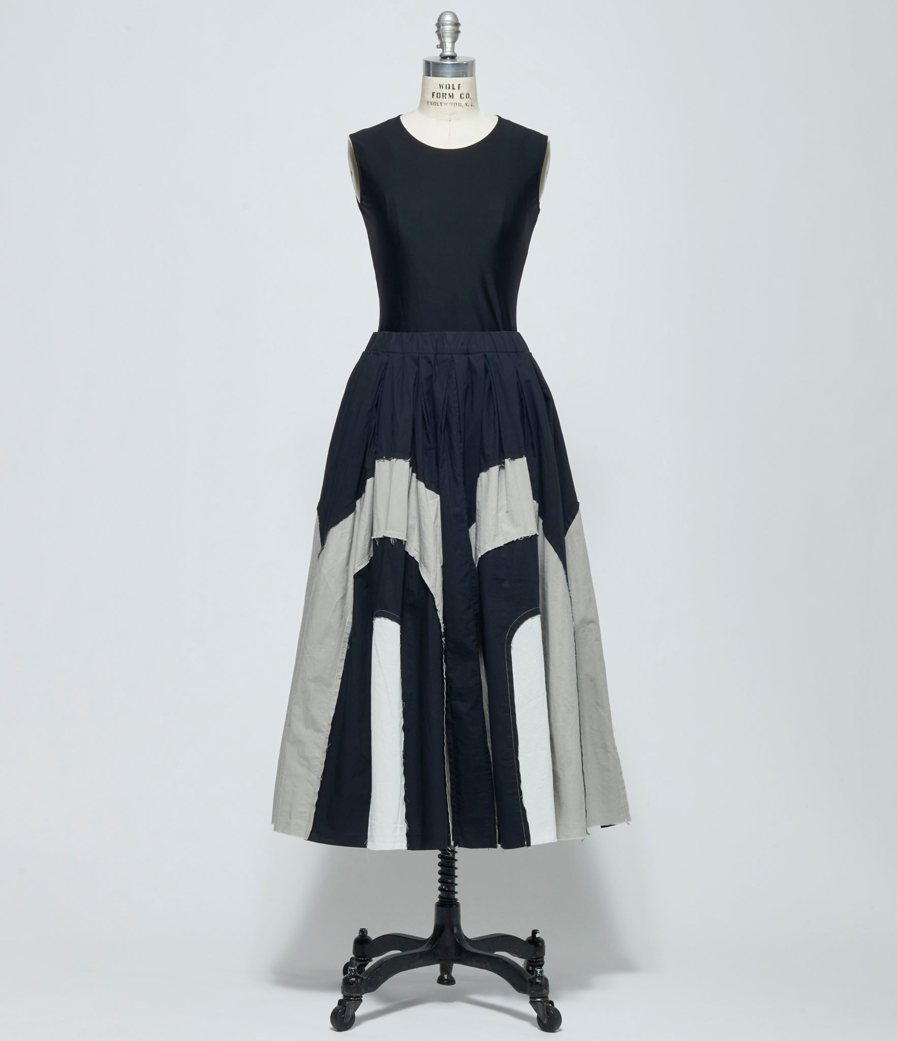 SS26 Casey Casey Womens Arch Skirt Black