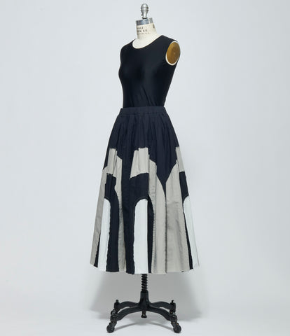 SS26 Casey Casey Womens Arch Skirt Black