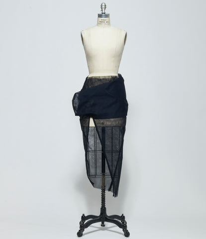 SS26 Rick Owens Womens Draped Calf Skirt