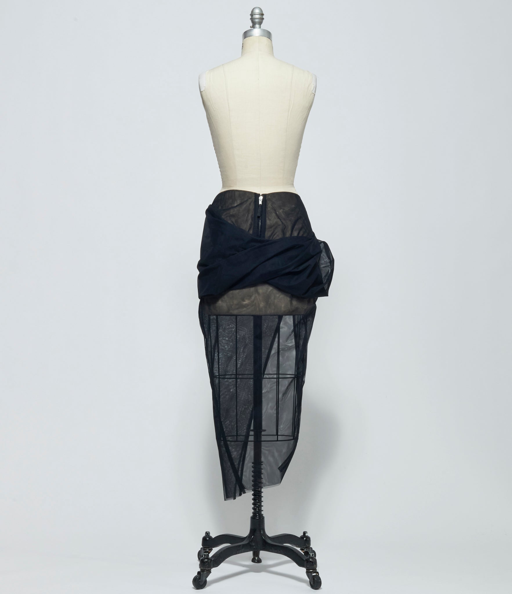 SS26 Rick Owens Womens Draped Calf Skirt