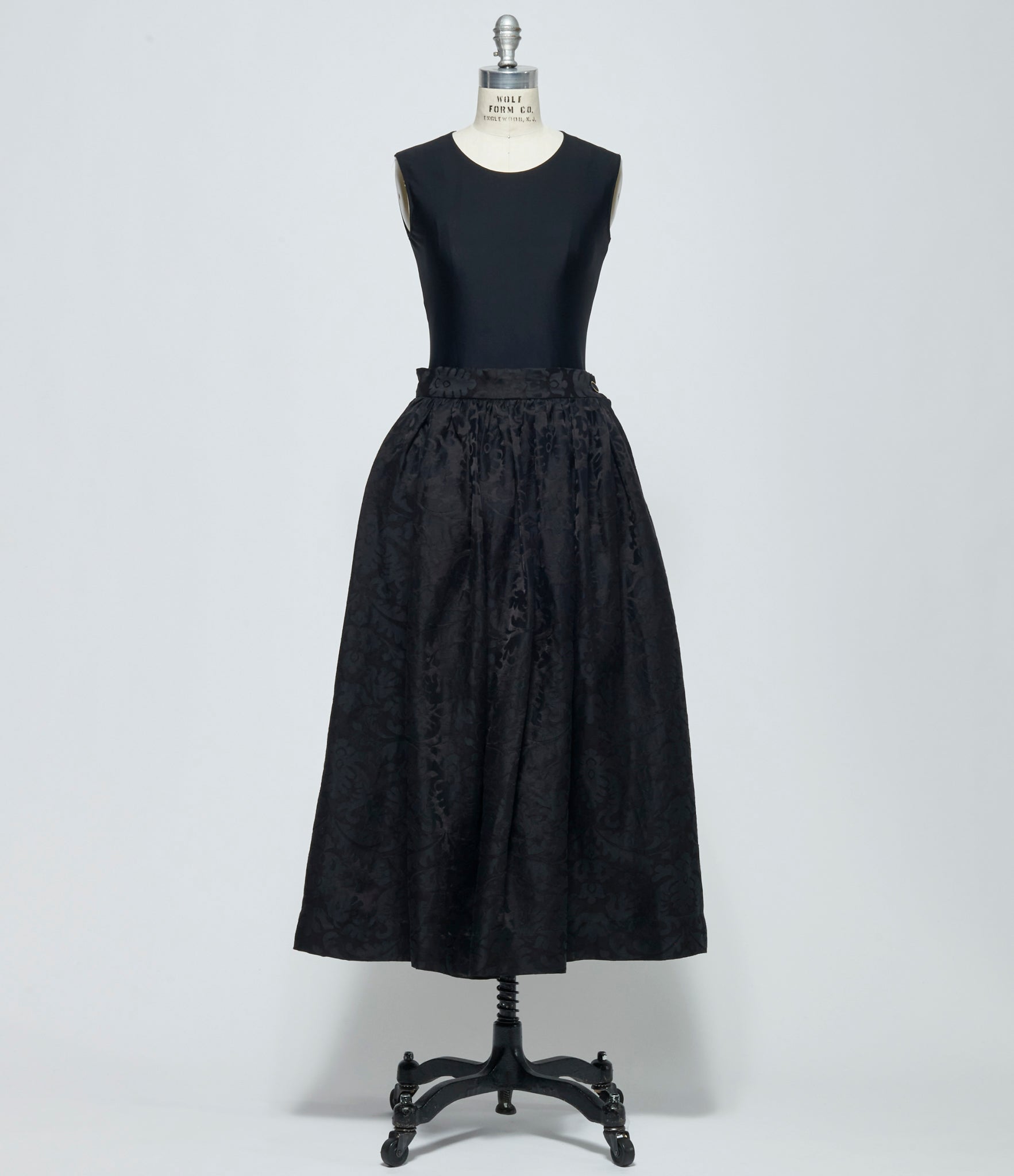 SS26 Uma Wang Womens Black Gloria Skirt